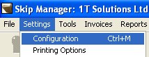 Menu: SettingsmConfiguration